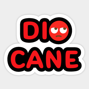 Dio Cane Sticker